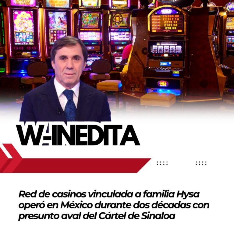 Red de casinos vinculada a familia Hysa operó en México durante dos décadas con presunto aval del Cártel de Sinaloa