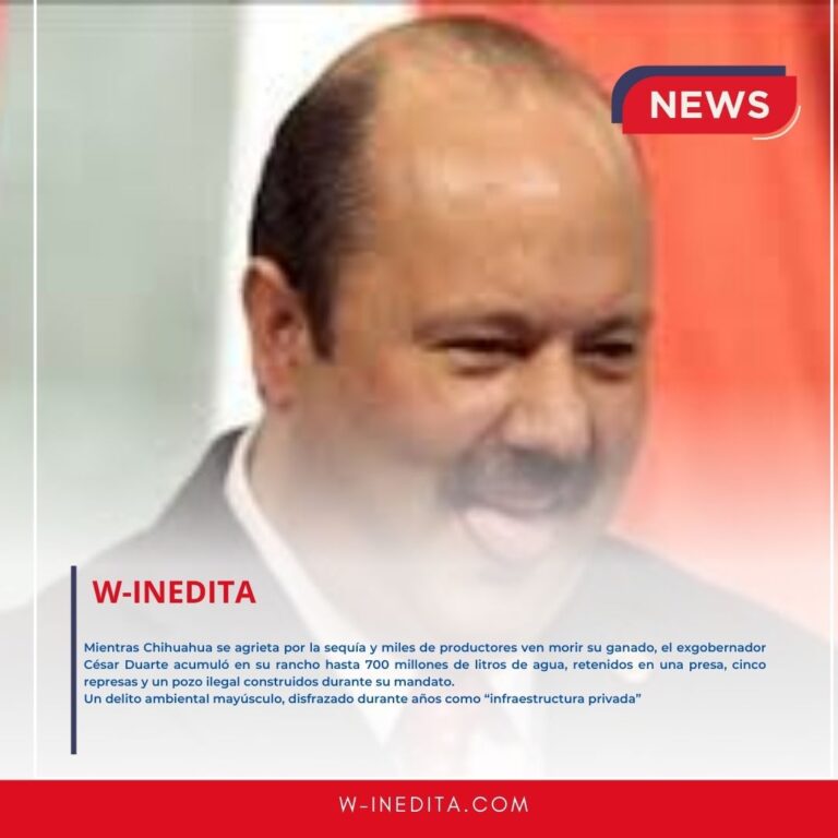 César Duarte: las represas del cinismo en un estado sediento